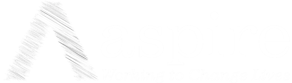 Aspire white logo
